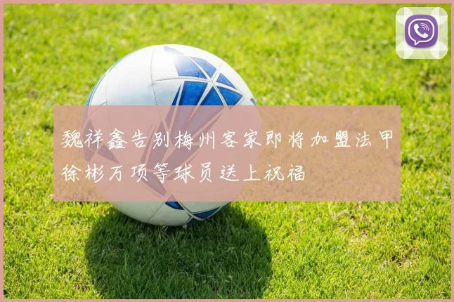 魏祥鑫告别梅州客家即将加盟法甲徐彬万项等球员送上祝福